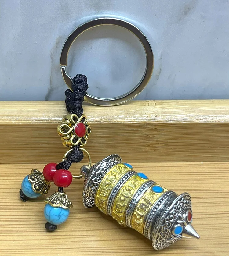 Tibet Şans Çarkı Anahtarlık