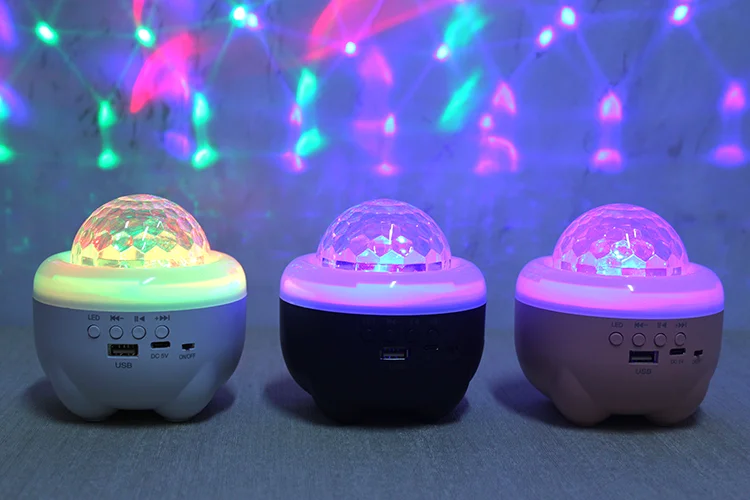 Bluetooth Müzik Çalar Star Master Led Lamba Projeksiyon Işık Gece Lambası