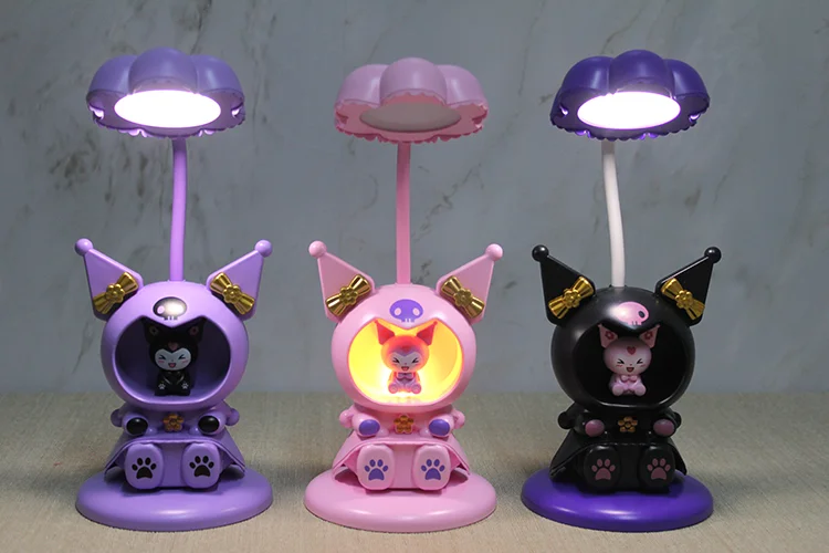 Kuromi Masa Lambası LED Işıklı Çocuk Odası Dekoratif Lamba
