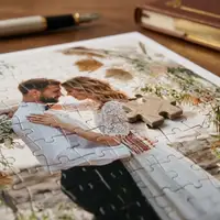 aile fotoğraflı çocuk puzzle'ı